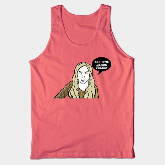 Nervous Breakdown Tank Top by Katsillustration